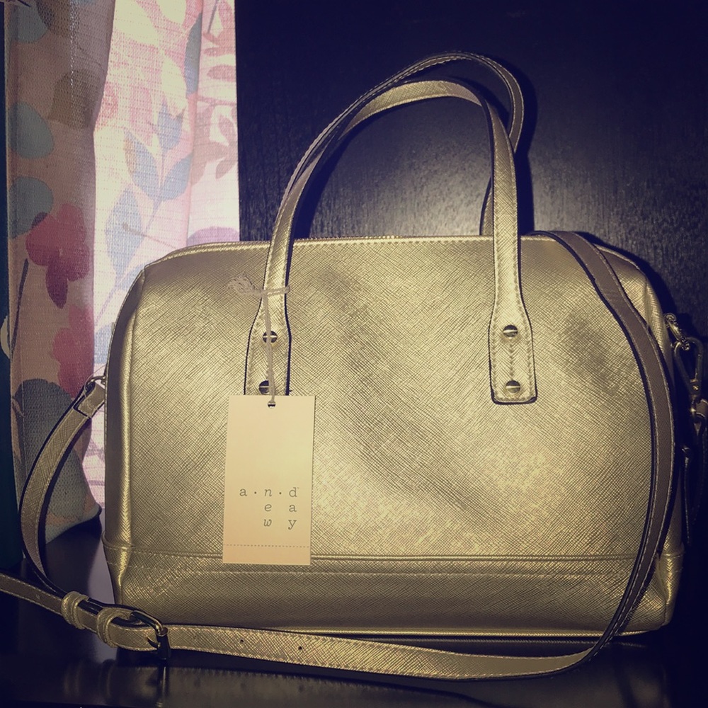 NEW A New Day metallic gold purse